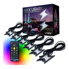 Kits De Luces De Roca Led Rgb Control Remoto Inalámbri...