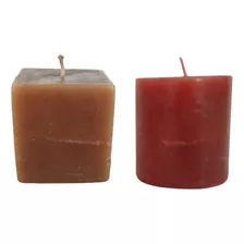 Par De Veloncitos Velas 5 Cm Alto 100 Gramos Cada Una