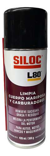 Limpia Cuerpo Mariposa Carburadores L80 426ml