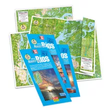 Río Paraná. 3 Mapas Satelitales / Impresos Areas: N2 N1 A1