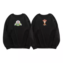 Pack Duo De Dos Sudaderas Amistad Woody Y Buzz Bordadas