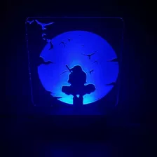 Lámpara Acrílico Led Itachi Uchiha 220v Regalo 13x12,5cm