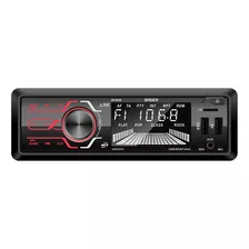 Estereo Para Auto Bluetooth Luz Multicolor Usb Auxiliar