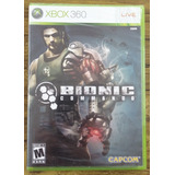 Bionic Commando. Xbox 360. Nuevo Y Sellado