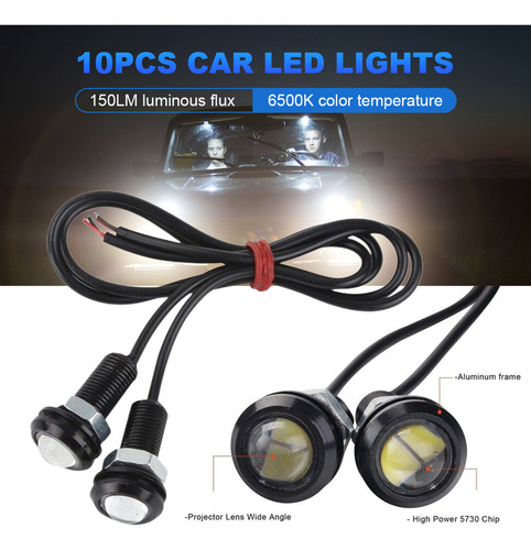 Lmpara Led Eagle Eye Light De 12 V For Coche, 10 Unidades Foto 9