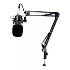 Kit Microfone Condensador Andowl + Braço Articulado C Nfe # 