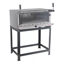 Forno Industrial Refratário Gás 80x60 Inox Pizza Similares