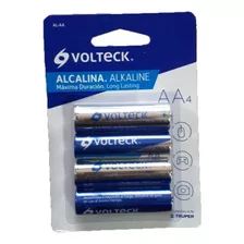 Pilas Doble Aa Alcalina Máxima Duración Pack 4 Uni - Aym