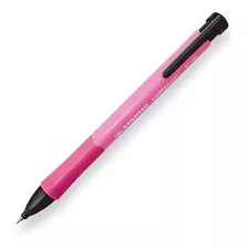 Lapiseira Stabilo Pencil Rosa 0.7mm Com Grip Emborrachado