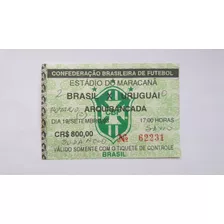 Ingresso Futebol Brasil Uruguai Copa 1994 Romario Maracanã 2