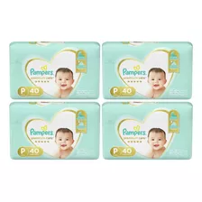 Kit 04 Fraldas Pampers Premium Care P 40