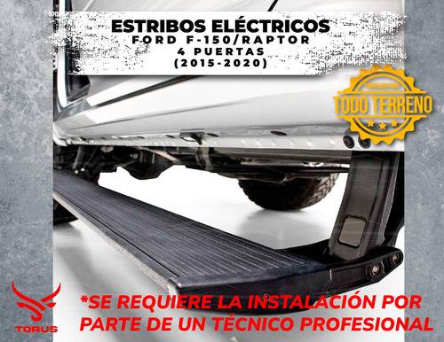 Estribos Elctrico Ford F150 Doble Cabina Raptor 2015-2017 Foto 6