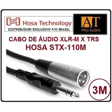 Hosa Stx110m Cabo Trs P10 1/4 Macho X Xlr Macho 3 Metros.