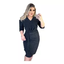 Vestido Mirelly De Luxo - Moda Evangélica Comportada 