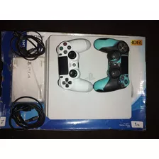 Ps4 Branco + Controle Original 