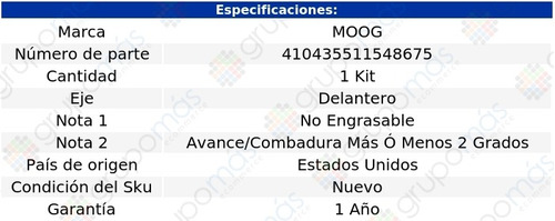 Kit Ajuste Caster/camber Del Nissan Armada 05 Al 15 Moog Foto 2