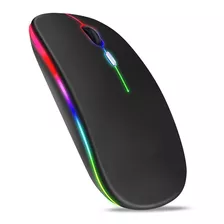 Mouse Sem Fio Bluetooth Recarregável Led Compatível Mac Ios
