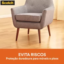 Anti-deslizante Redondo Pequeno 12 Unidades Preto 3m Scotch