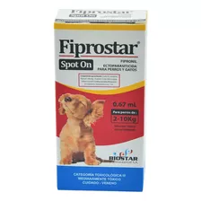 Fiprostar Spot On Ectoparasiticida Para Perro De 2 A 10 Kg 