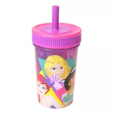 Vaso Antiderrame Bluey O Princesas Para Niños Niñas 400ml