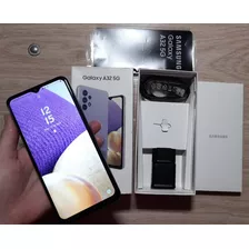 Celular Sansung A32 5gb 128g Roxo Seminovo, Único Dono