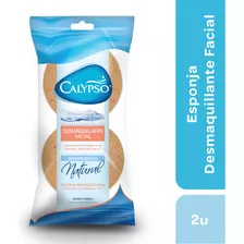 Esponja Facial Demaquillante Calypso Limpieza Piel X 2un