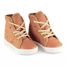 Tênis Infantil Bota Botinha Menina Moda Kids Fashion Nº20-26