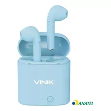 Fone De Ouvido Bluetooth Easy W1+ Wireless Azul - Vinik