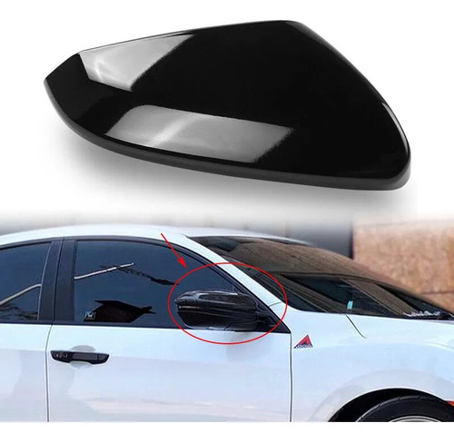 Tapa Retrovisor Concha Para Honda Civic 2016-2021 Foto 4