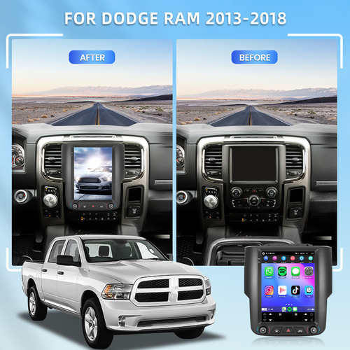 Radio De Coche De 9,7 Pulgadas Para Dodge Ram 2013-2018 Con Foto 2