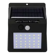 Foco Luz Solar 30 Led Sensor Movimiento Impermeable Exterior