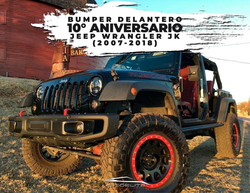 Defensa Facia Bumper Jeep Jk Delantero 10 Aniversario Foto 9