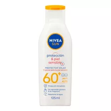 Bloqueador Solar Nivea Sun Sensitive Protect Fps60 X 125ml