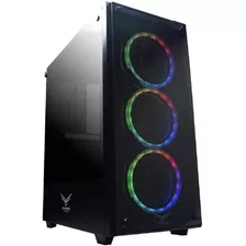 Gabinete Gamer Naceb Rgb Player Con 3 Ventiladores, Na-0603