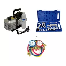 Kit Ferramentas P/ Refrigeração: Bomba De Vacuo , Manifold