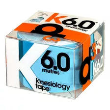 Cinta Kinesiológica K6.0 - Vendaje Neuromuscular - D3 Tape Color Azul Hielo