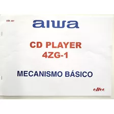 Livro Diagrama Esquemático Aiwa Cd Player 4zg-1 Mecanismo Básico