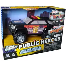 Shinytoys 525 Carrinho De Polícia Star Com Som E Luz