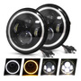 Par 7'' H4 Faros De Led Seal De Giro Wrangler Jeep Vocho Jeep Wrangler