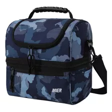 Bolsa De Almuerzo Mier Camouflage Blue