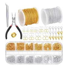 1000x Anéis De Salto Para Kit De Fabricação De Ouro Prata