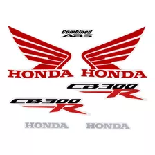 Cartela Kit Faixas Adesivas Completo Honda Cb 300 2010/2015