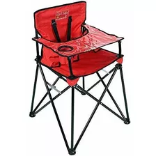 Ciao! Silla Alta Portátil Para Bebé, Rojo