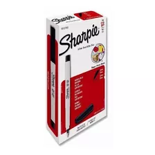 12 Marcadores Sharpie Ultra Fino Ultrafino Negro Permanente 