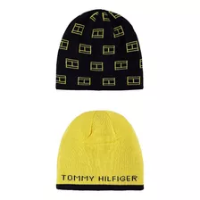 Tommy Hilfiger Beanie Chullo Reversible Para Niño