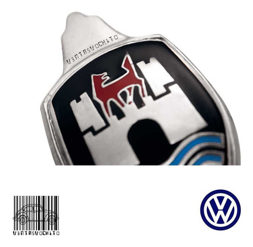 Emblema Blasn Escudo Cofre Vocho Sedan Vw Foto 9