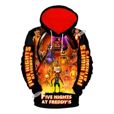 W Sudadera Five Nights At Freddys Peluche Animatronicos 