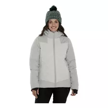 Campera De Mujer Umay Montagne De Pluma Impermeable