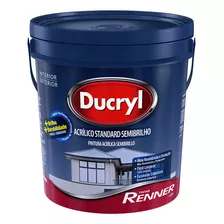Tinta Ducryl Standard Semibrilho 18l Renner Cor Rosa Nude