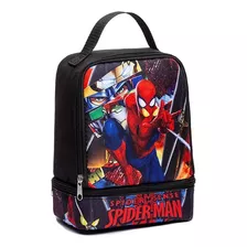 Lonchera Escolar Niño Spiderman Marvel Hombre Araña